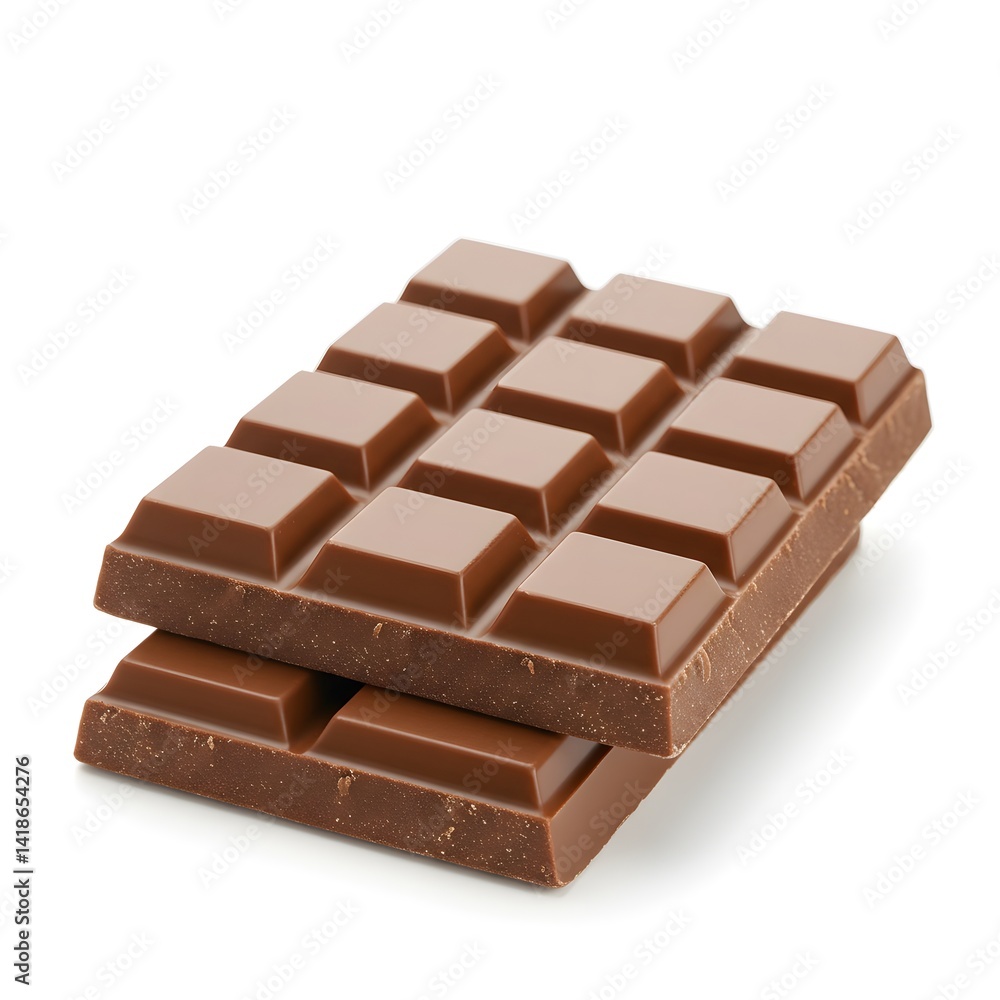 chocolate bar on white background chocolate bar on white background