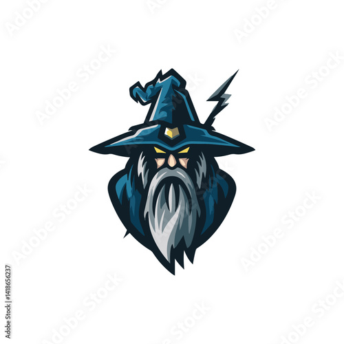 Wizard Vector Logo esports for gaming