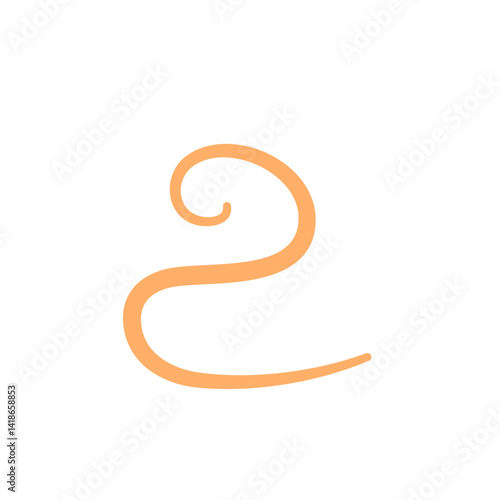 Pinworm parasite icon