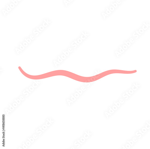 Pinworm parasite icon