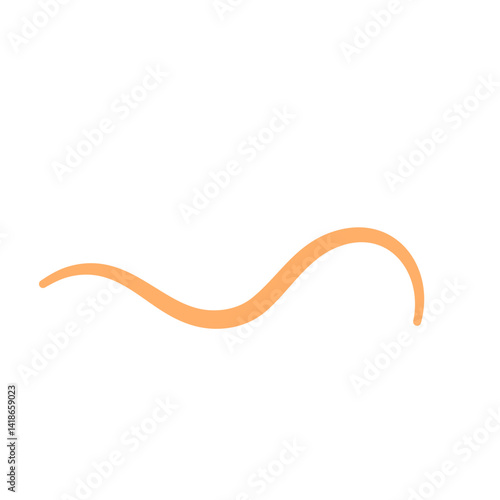 Pinworm parasite icon