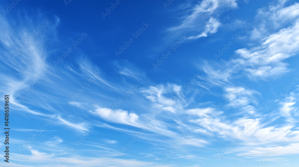 Blue sky with white clouds, long cirrus clouds, cirrostratus, sunny day, fair weather, bright daylight, sky with few clouds, sky gradient, sky background, nature, Blue sky with white clouds, long cirrus clouds, cirrostratus, sunny day, fair weather, bright daylight, sky with few clouds, sky gradient, sky background, nature,