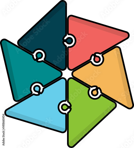 Puzzle Shape Jigsaw Element