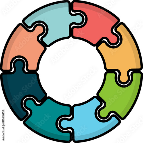Puzzle Shape Jigsaw Element