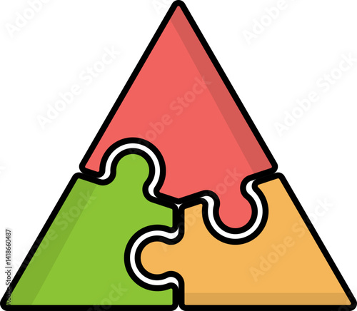 Puzzle Shape Jigsaw Element