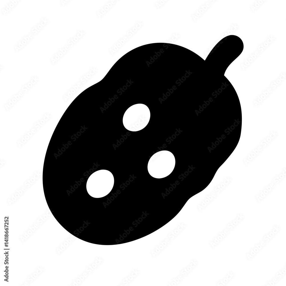 Fototapeta premium Noni Fruit Icon Vector Illustration