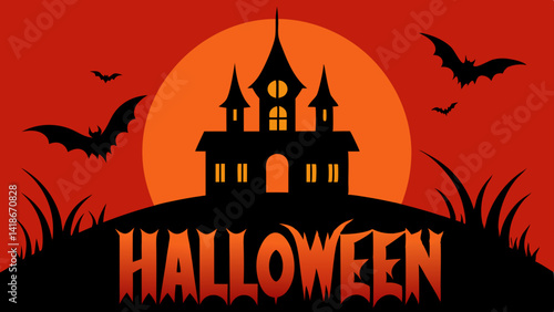 Classic Horror Movie Background with Vintage Halloween Vibe