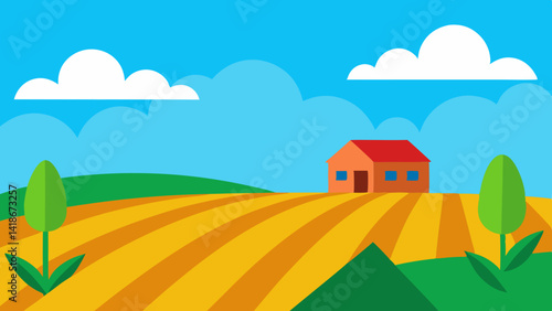 Glowing Evil Pumpkin Face on Dark Halloween Background Design