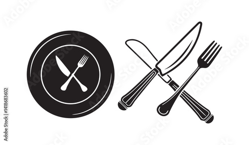 Fork, Spoon, and Knife – Elegant Tableware for Dining and Gastronomy

