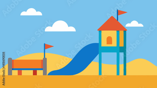 Sandbox and Slide Playground Scene