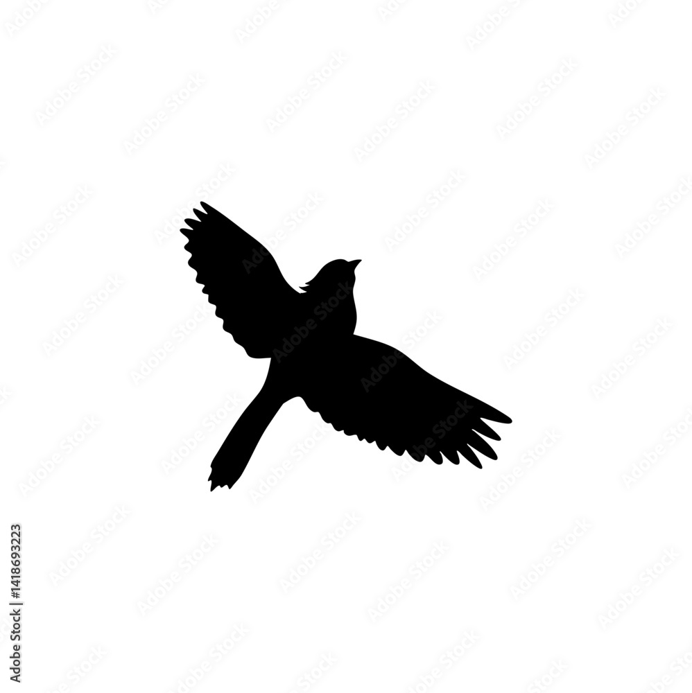 Obraz premium Cardinal bird silhouette 