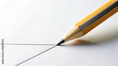 Wallpaper Mural Panoramic Pencil Drawing Eraser Line Art: High-Resolution Photorealistic Image Torontodigital.ca