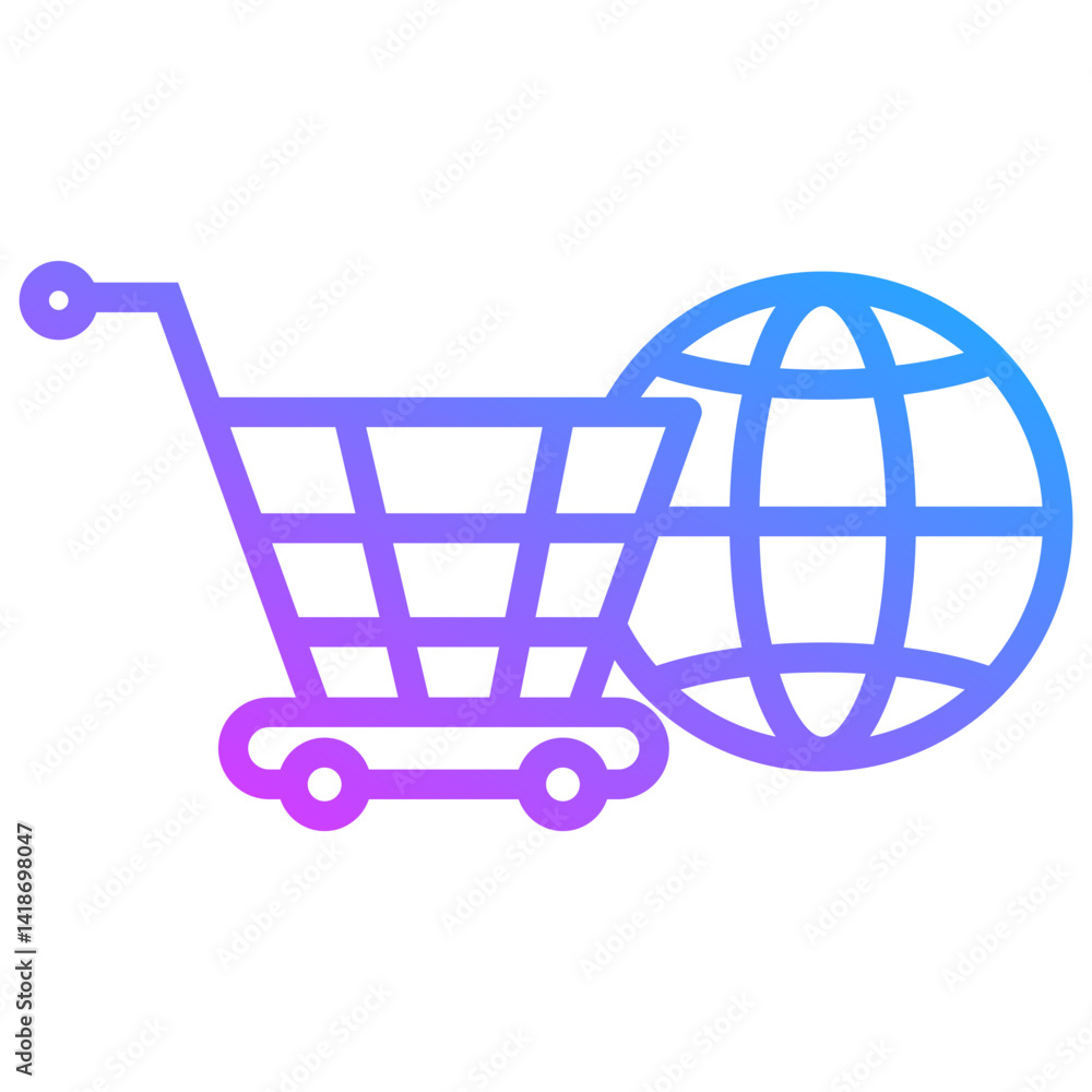 Global Shopping Icon Global Shopping Icon