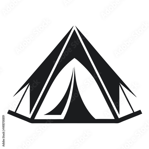 tent outdoor camping icon
