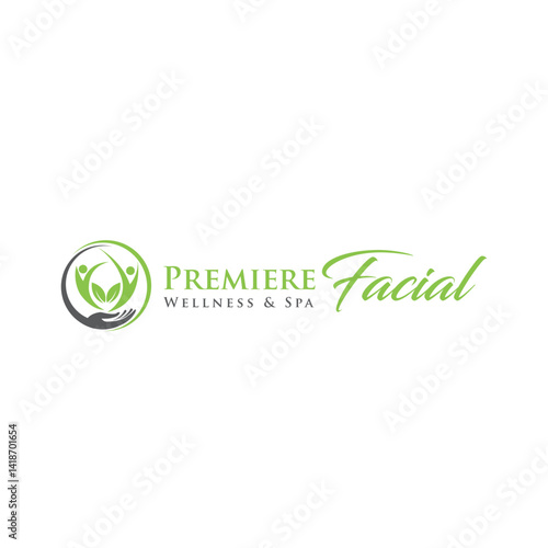 Calm and inspiring Wellness Logo representing harmony, healing, and vitality—ideal for spas, health coaches, wellness brands, or businesses promoting holistic well-being.