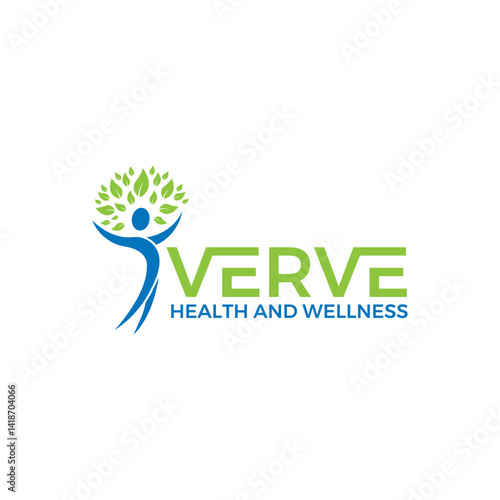 Peaceful Wellness Logo design symbolizing health, harmony, and rejuvenation—perfect for spas, wellness centers, holistic brands, or self-care and lifestyle-focused businesses.