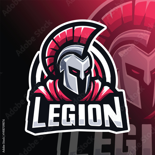 legion mascot logo vector illustration