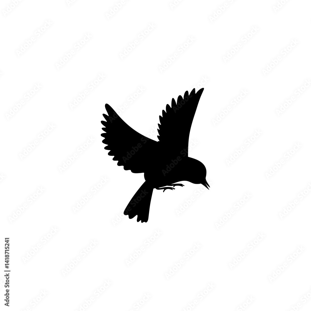Fototapeta premium Flying bird silhouettes