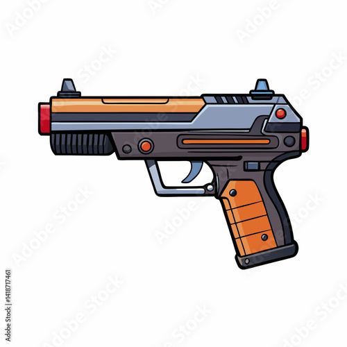 hand holding gun