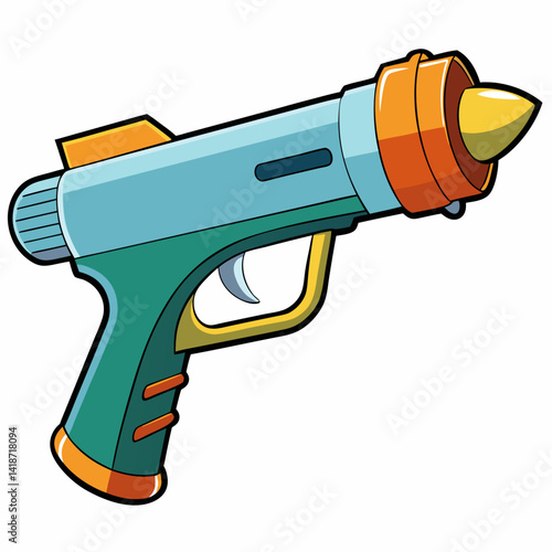 illustration of a gun
