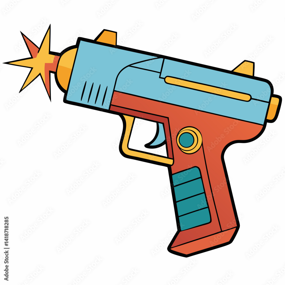 Obraz premium pistol vector illustration