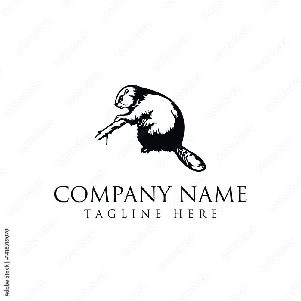 Obraz premium Logo design Rat