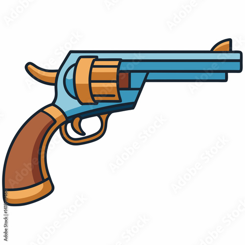 hand gun vector illustration