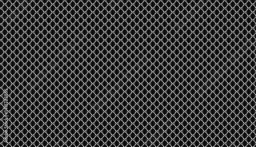 Wallpaper Mural Seamless geometric pattern forming a diamond grid on black background, ideal for backgrounds and textures Torontodigital.ca