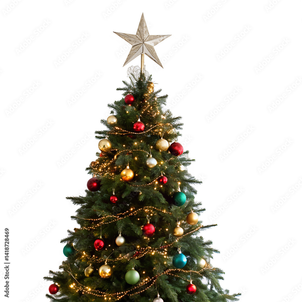 Christmas tree white background PNG On Transparent Background Christmas tree white background PNG On Transparent Background