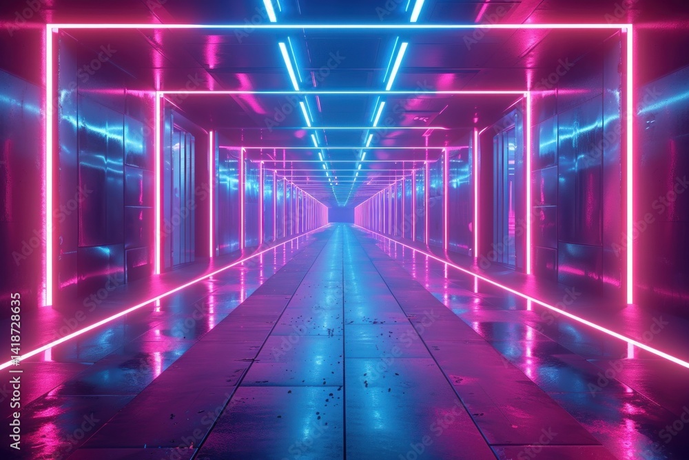 Neon Corridor Neon Corridor