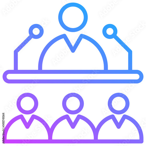 Press Conference  Icon