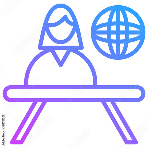 News Anchor Icon