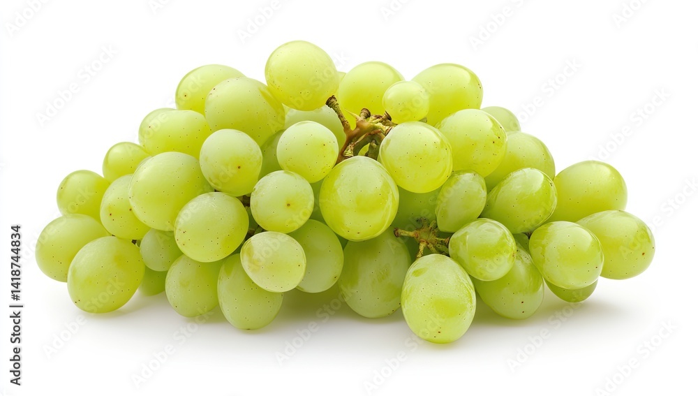 Cluster of Fresh Green Grapes Cluster of Fresh Green Grapes