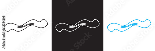 Support  icon. Vector for websites, mobile interfaces, presentations, banner, visual branding etc. Vector illustration. isolated on white and black background. EPS 10