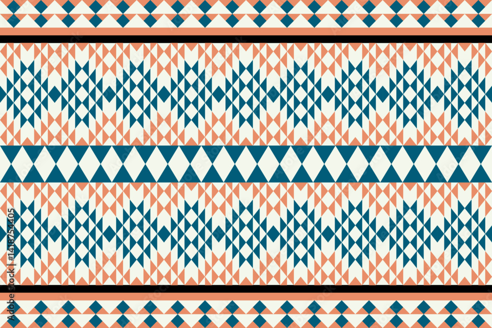 Seamless Ethnic Pattern Texture. Navajo Geometric Print, Rustic Decorative Ornament. Abstract Geometric Pattern. Native American Pattern Ornament for the Design of Clothing Seamless Ethnic Pattern Texture. Navajo Geometric Print, Rustic Decorative Ornament. Abstract Geometric Pattern. Native American Pattern Ornament for the Design of Clothing
