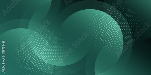 Photos Dark green background with overlapping circular shapes