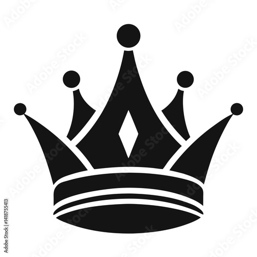 crown royal king queen tiara symbol silhouette icon