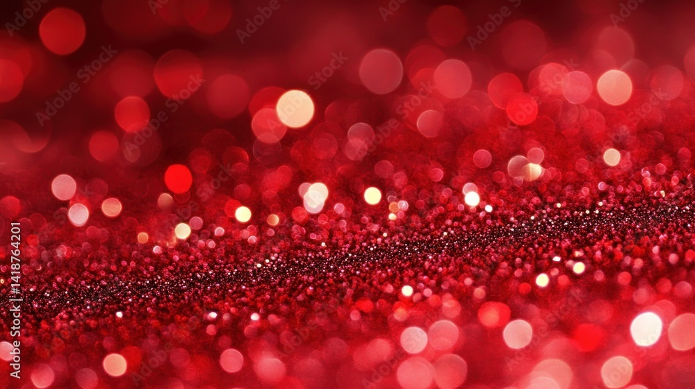 Red Glitter Sparkle Background: Festive, Glamorous, and Luxurious Texture Red Glitter Sparkle Background: Festive, Glamorous, and Luxurious Texture