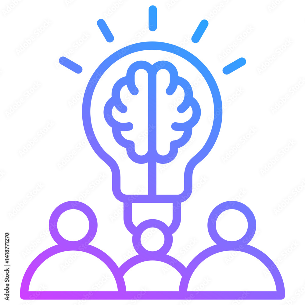 Fototapeta premium Brainstorm Icon
