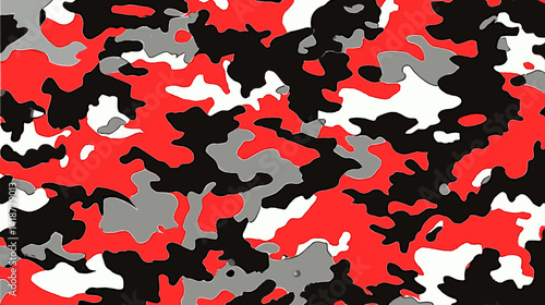 カラフルなカモフラージュパターンデザイン