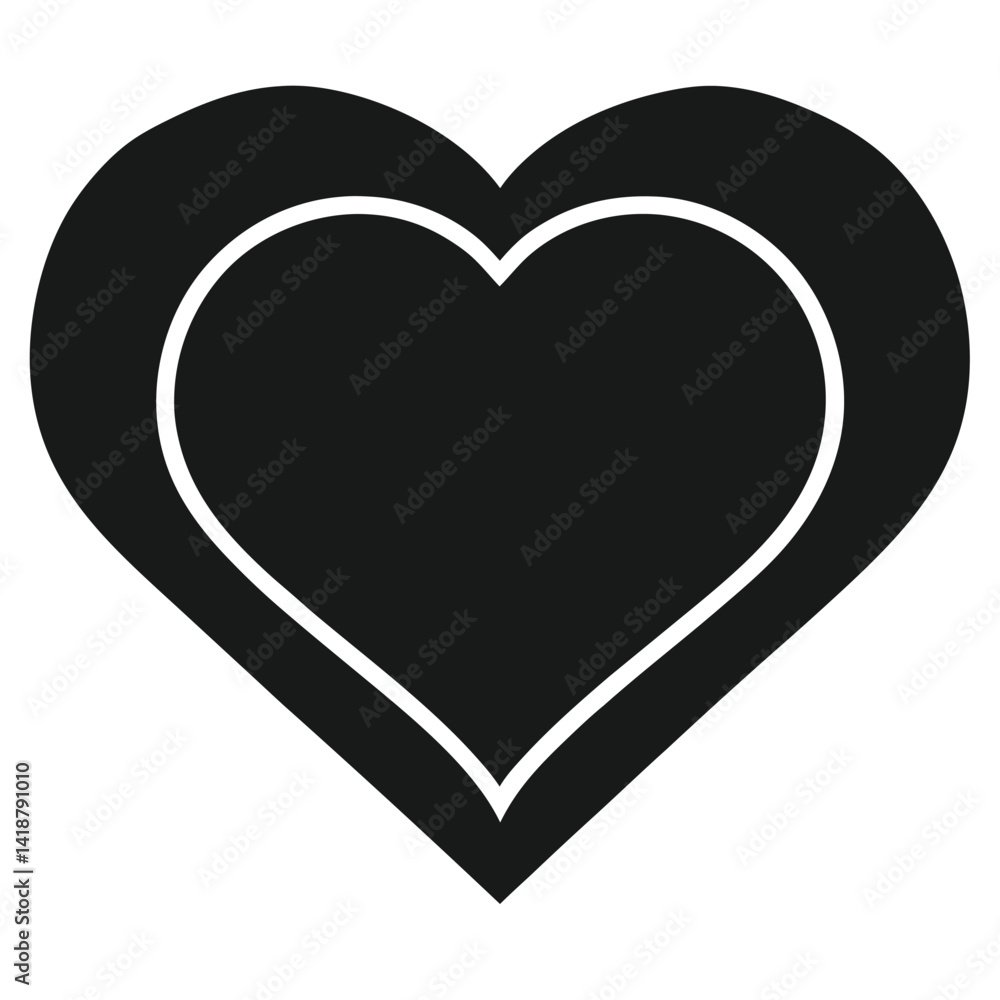 Heart Love Symbol Shape Silhouette Heart Love Symbol Shape Silhouette