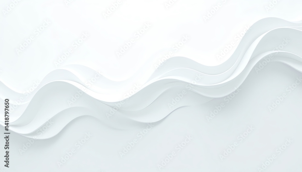 Elegant white wave paper texture background. Elegant white wave paper texture background.