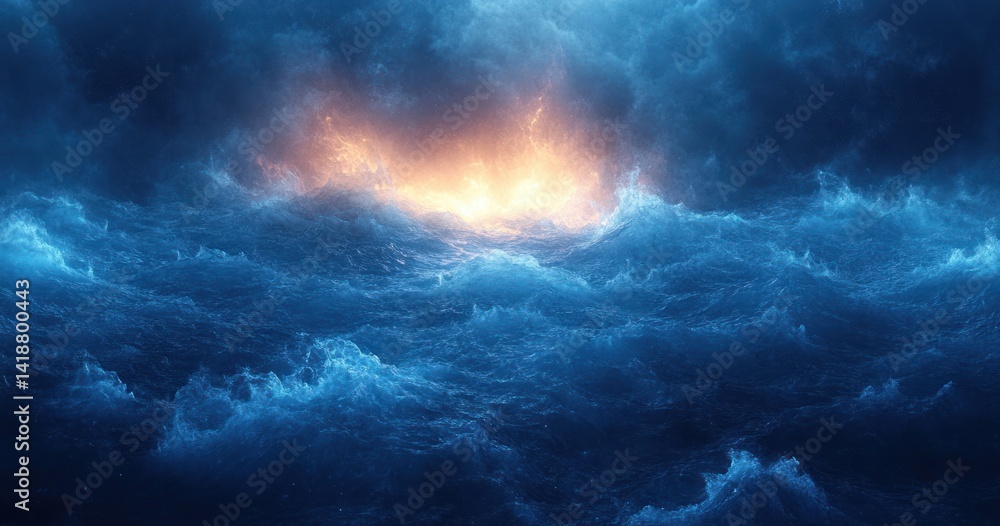 Deep blue gradient background with sparkling particle texture elegant smooth glowing light rich vibrant sophisticated abstract artistic design Deep blue gradient background with sparkling particle texture elegant smooth glowing light rich vibrant sophisticated abstract artistic design