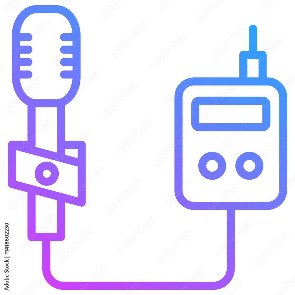 Lavalier Mic Icon Lavalier Mic Icon