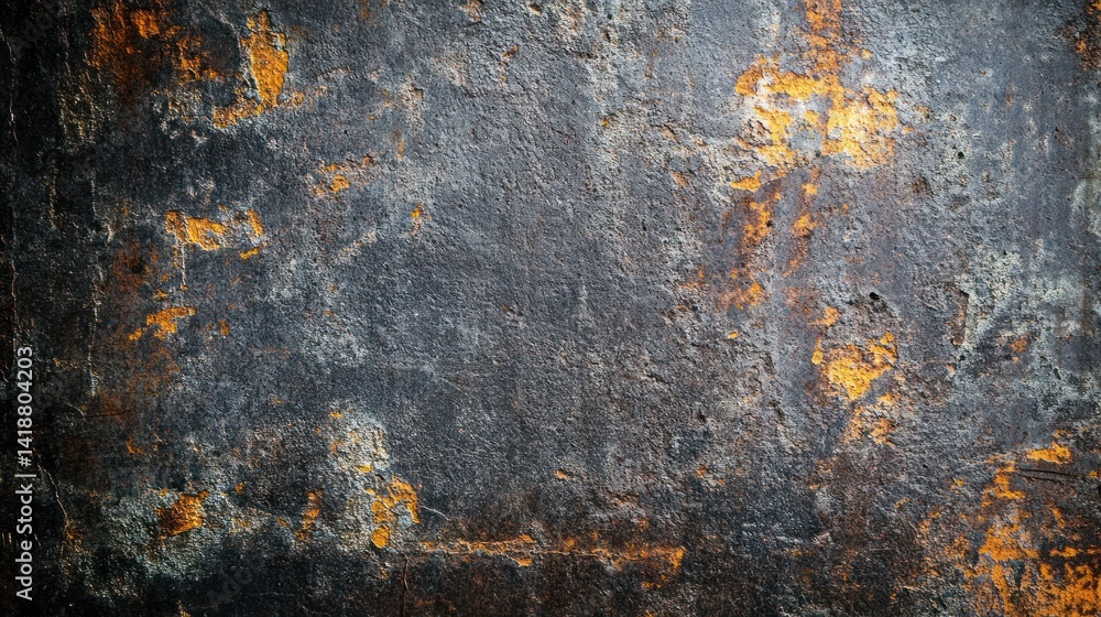 Fototapeta premium Rusty Metal Texture: A Grunge Background Image