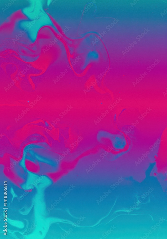Obraz premium Abstract Pink and Blue Fluid Swirls Background