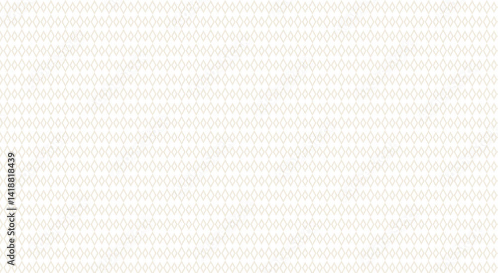 Seamless geometric pattern with a grid of rhombuses creating a subtle and elegant off white background Seamless geometric pattern with a grid of rhombuses creating a subtle and elegant off white background