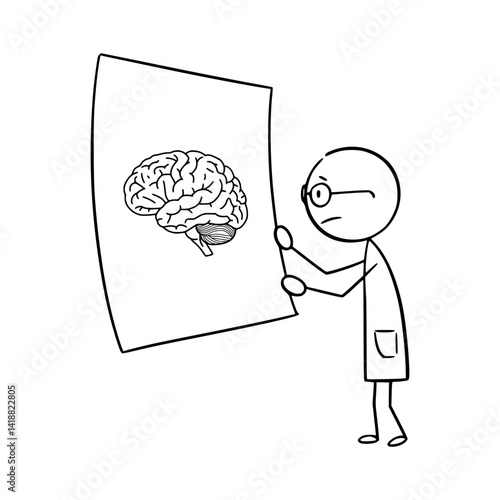 Sticky man interpreting MRI 
