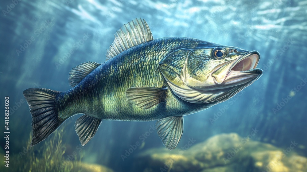 Large fish underwater Large fish underwater
