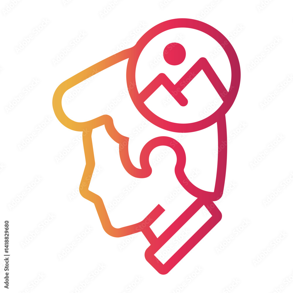 idea Line Gradient Icon idea Line Gradient Icon